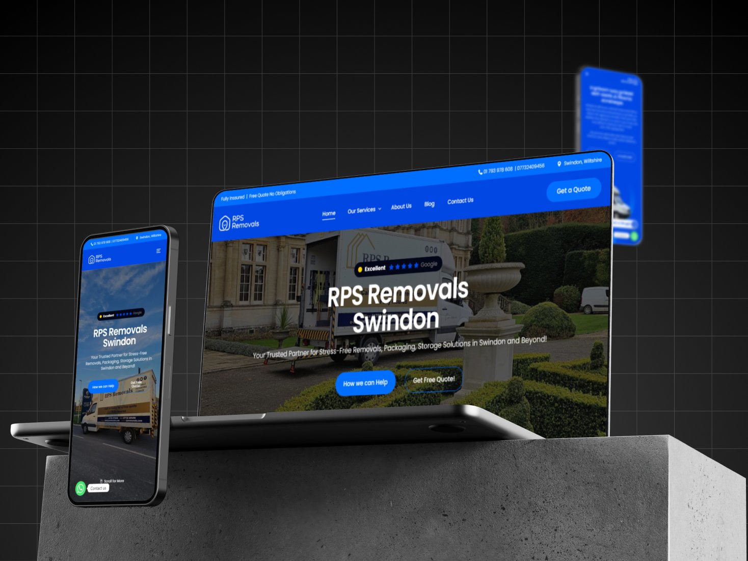 rps removals responsive business removals website result by qodiv